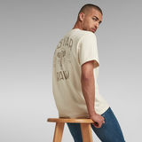 G-Star RAW® Back Logo Loose T-Shirt Beige
