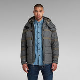 G-Star RAW® Veste Attac Tape Quilted Padded Gris