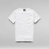 G-Star RAW® T-shirt Pocket Logo Blanc