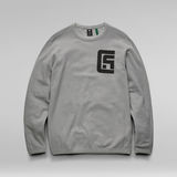 G-Star RAW® Pull Léger Chest Graphic Gris