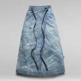 G-Star RAW® A-Line Maxi Wrap Skirt Medium blue