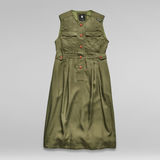 G-Star RAW® Fit and flare dress Green