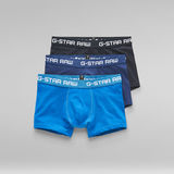 G-Star Raw Mens 3-Pairs Colors Tach Trunks Underwear