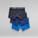 G-Star RAW® Klassische Boxershorts Kleur 3-Pack Midden blauw