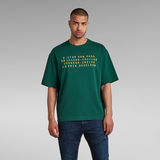G-Star RAW® Text Graphic Loose T-Shirt Green