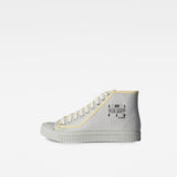 G-Star RAW® Rovulc Silver Coat Mid Sneakers Red side view