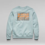 G-Star RAW® Original Label R Sweater Light blue
