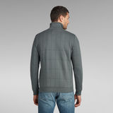 G-Star RAW® Square Quilted Zip Through Sweatshirt Grau