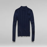 G-Star RAW® Rib Turtle Knitted Sweater Dark blue