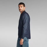 G-Star RAW® Regular Shirt Bomber Collar Dark blue