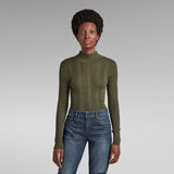 G-Star RAW® Rib Turtle Knitted Sweater Green