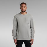 G-Star RAW® Lightweight Pocket Tape Sweater Grey