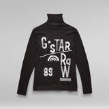 G-Star RAW® 89 Mock Slim Top Black
