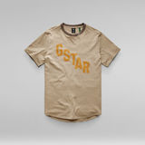 G-Star RAW® T-shirt Lash Sports Graphic Beige