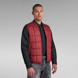 G-Star RAW® Meefic Square Quilted Vest Red