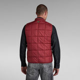 G-Star RAW® Meefic Square Quilted Vest Red