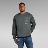 G-Star RAW® Tape Mesh Sweater Grey