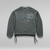 G-Star RAW® Tape Mesh Sweater Grey