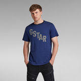 G-Star RAW® Lash Sports Graphic T-Shirt Mittelblau