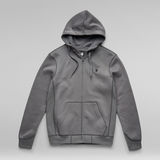 G-Star RAW® Premium Core Hooded Zip Sweater Grey