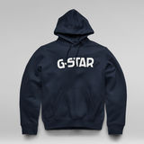 G-Star RAW® G-Star Hooded Sweater Dark blue