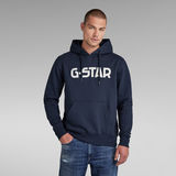 G-Star RAW® G-Star Hooded Sweater Dark blue