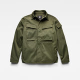 G-Star RAW® E Mysterious Overshirt Green model front