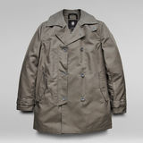 G-Star RAW® Double Breasted Trenchcoat Grau