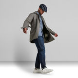G-Star RAW® Double Breasted Trench Grey