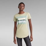 G-Star RAW® RAW. Covered Long Slim Top Green