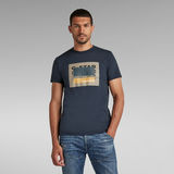 G-Star RAW® T-Shirt Covered Originals Donkerblauw