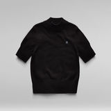 G-Star RAW® Pull Core Mock Knitted Noir
