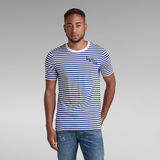 G-Star RAW® T-shirt Stripe Slim Multi couleur