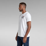 G-Star RAW® T-shirt Back Graphic Blanc