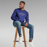 G-Star RAW® Graphic Pocket Sweater Medium blue