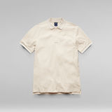 G-Star RAW® Dunda Slim Striped Poloshirt Weiß