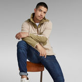 G-Star RAW® Cargo Zip Knitted Sweater White