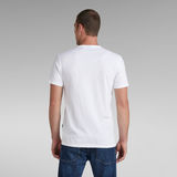 G-Star RAW® T-shirt Chest Graphic Slim Blanc