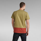 G-Star RAW® Canoe Colorblock T-Shirt Green