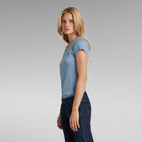G-Star RAW® Eyben Slim T-Shirt Over dyed Light blue