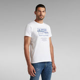 G-Star RAW® T-shirt Originals Logo Blanc
