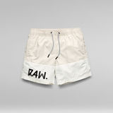 G-Star RAW® Dirik Raw Number Swim Shorts Beige