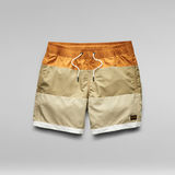 G-Star RAW® Dirik Color Block Swim Shorts Brown