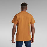 G-Star RAW® Baseball Collar T-Shirt Braun