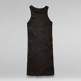 G-Star RAW® Engineered Rib Tank Dress Black