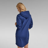 G-Star RAW® Lash Fem Loose Hooded Dress Medium blue