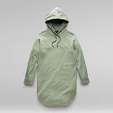 G-Star RAW® Graphic Loose Hooded Sweat Kleid Hellblau