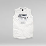 G-Star RAW® Lash Originals Loose Tank Top White