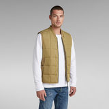 G-Star RAW® Meefic Square Quilted Vest Brown