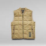G-Star RAW® Meefic Square Quilted Vest Brown